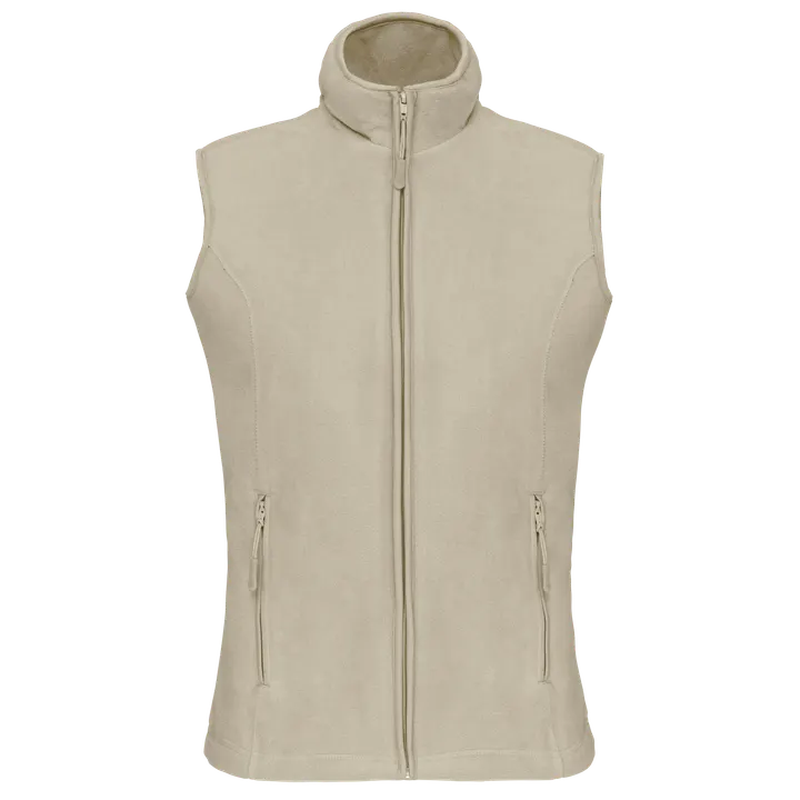 Mikrofleece-Bodywarmer für Damen Beige