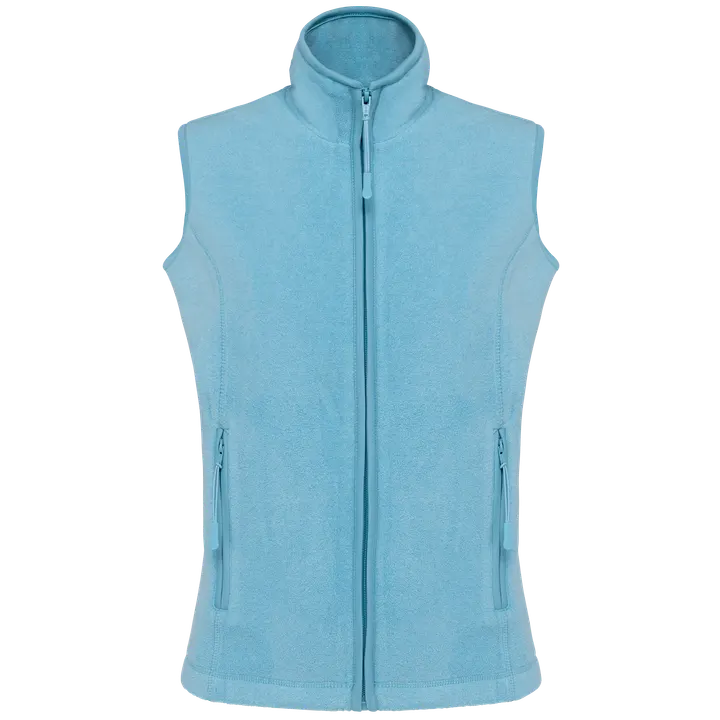 Mikrofleece-Bodywarmer für Damen Cloudy blue heather