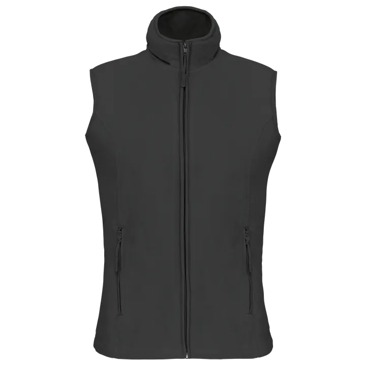 Mikrofleece-Bodywarmer für Damen Dark Grey