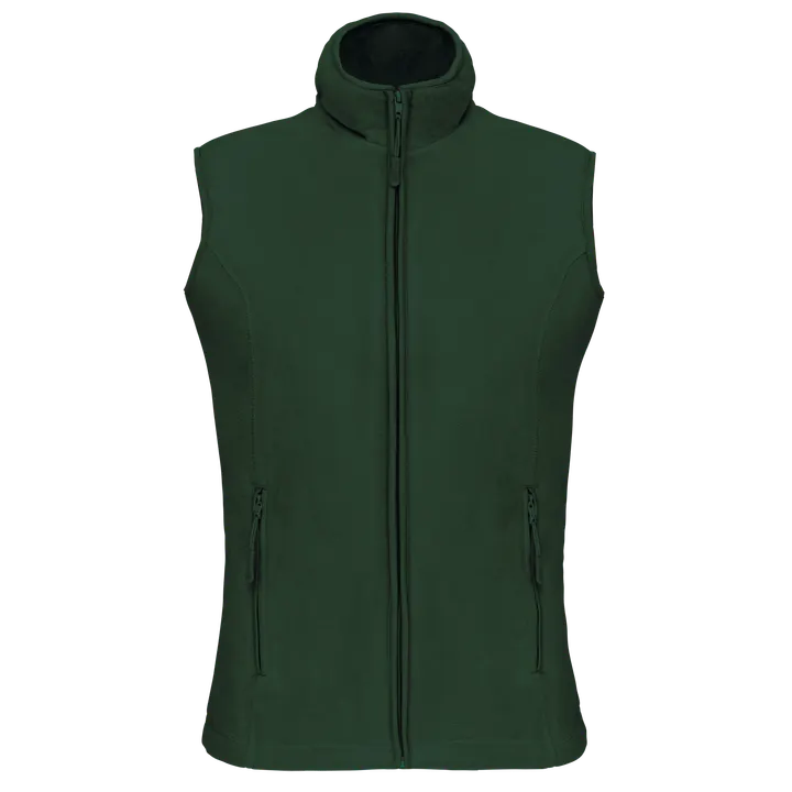 Mikrofleece-Bodywarmer für Damen Forest Green