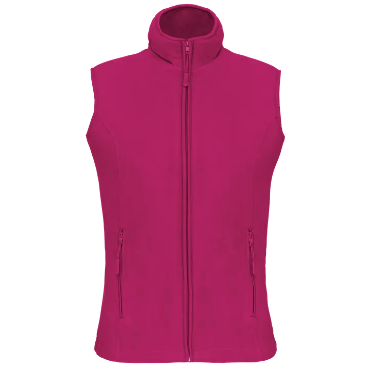 Mikrofleece-Bodywarmer für Damen Fuchsia