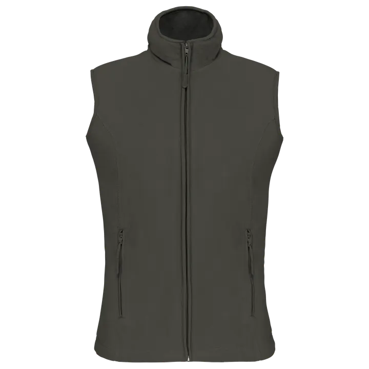 Mikrofleece-Bodywarmer für Damen Green Olive
