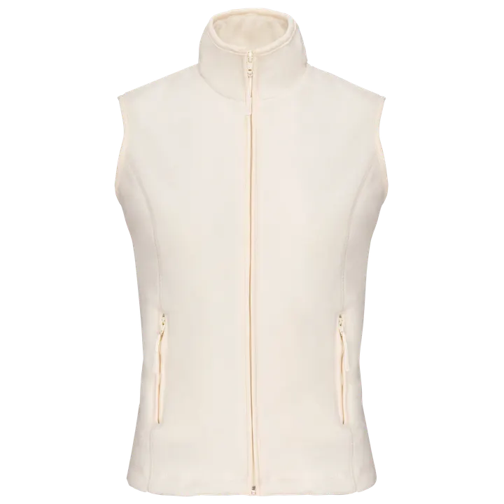 Mikrofleece-Bodywarmer für Damen Natural
