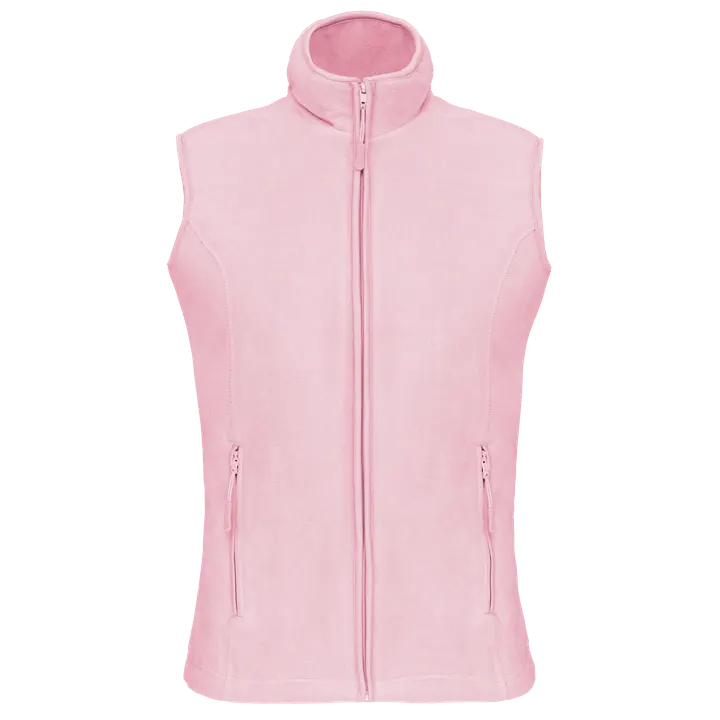 Mikrofleece-Bodywarmer für Damen Pale Pink