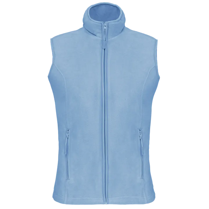 Mikrofleece-Bodywarmer für Damen Sky Blue