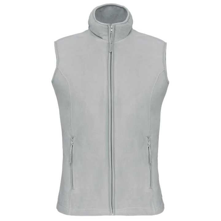 Mikrofleece-Bodywarmer für Damen Snow Grey