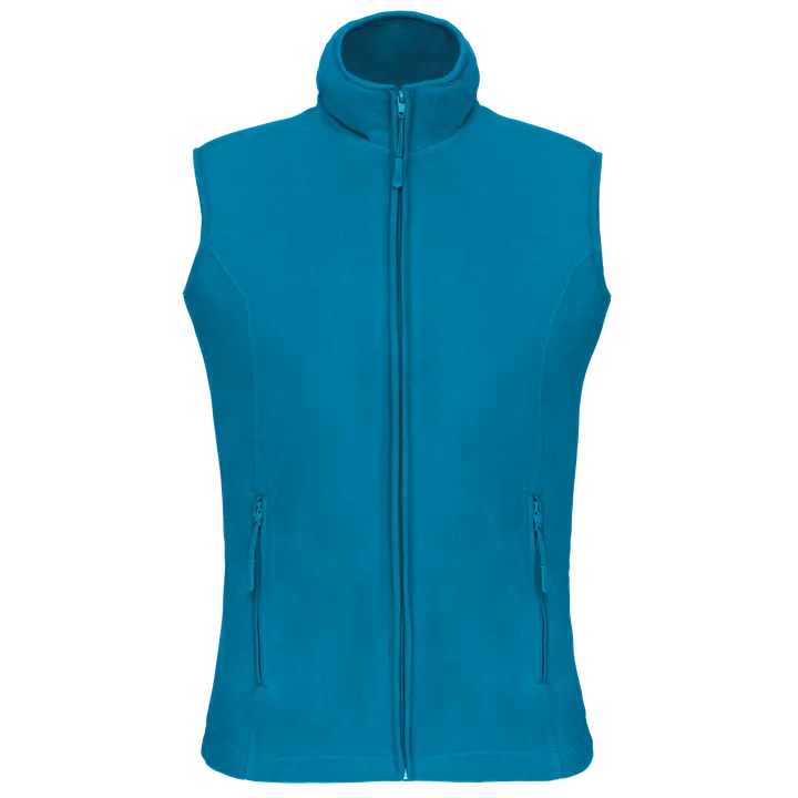 Mikrofleece-Bodywarmer für Damen Tropical Blue