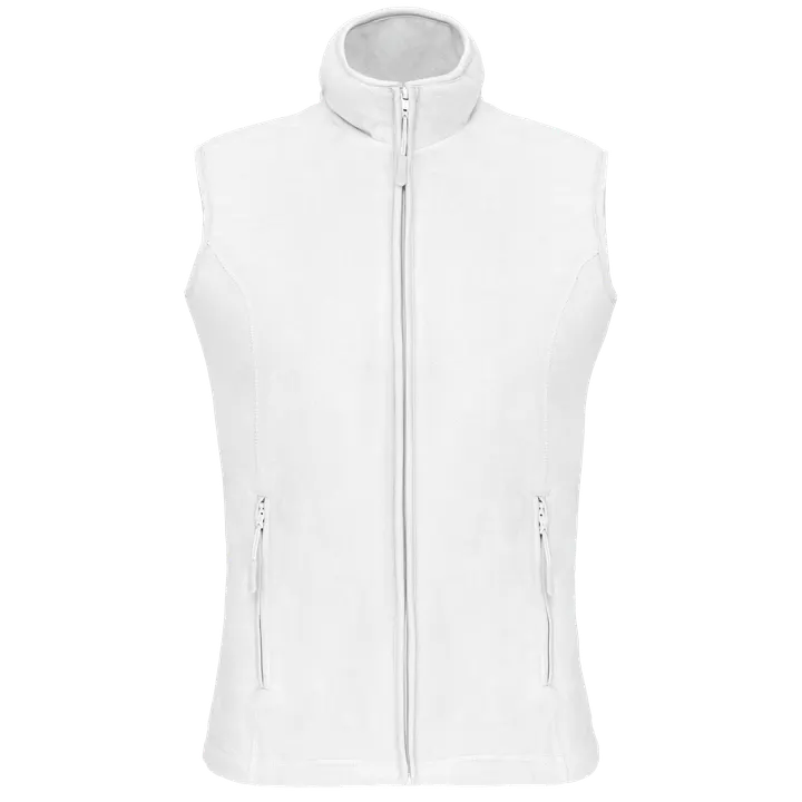 Mikrofleece-Bodywarmer für Damen White