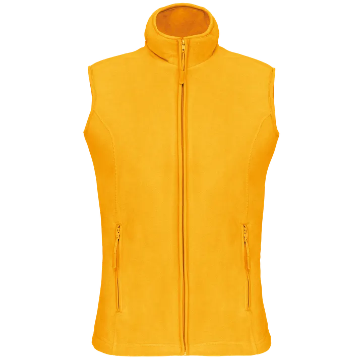 Mikrofleece-Bodywarmer für Damen Yellow