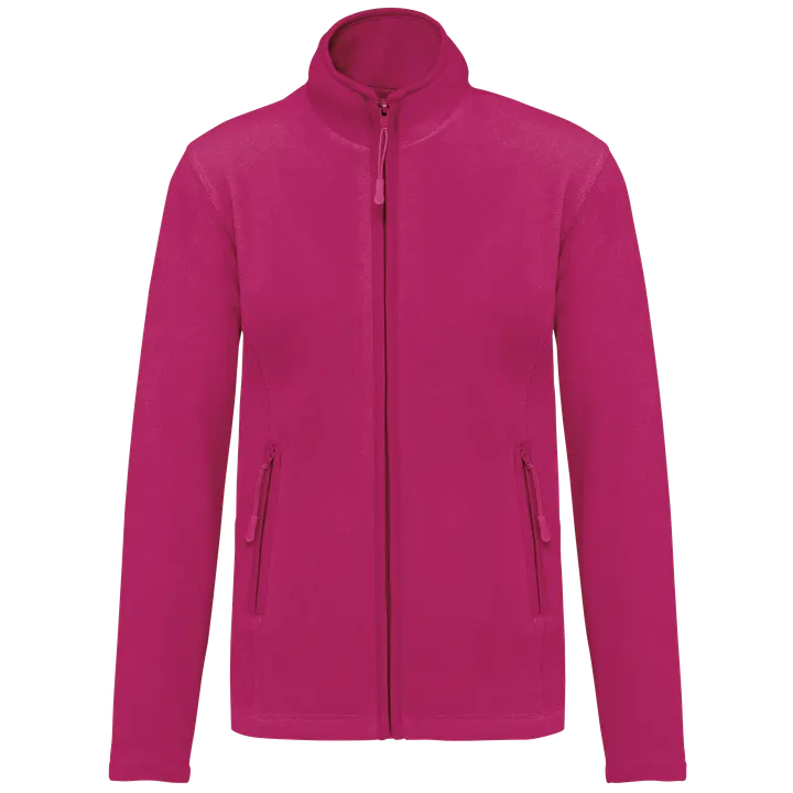Veste micropolaire zippée femme Fuchsia
