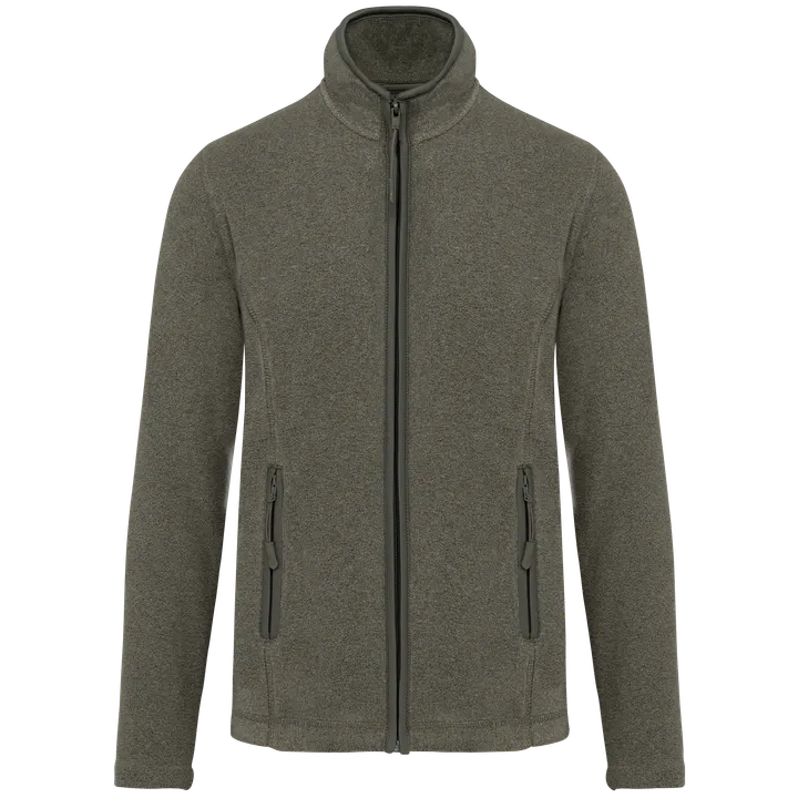 Veste micropolaire zippée femme Green Marble Heather