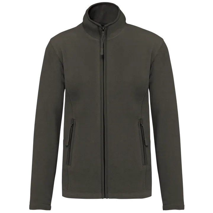 Veste micropolaire zippée femme Green Olive