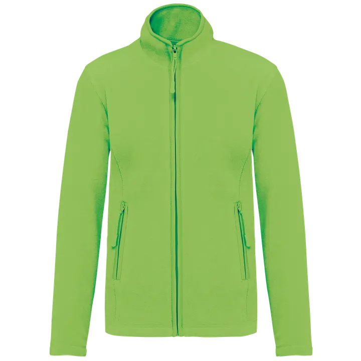 Veste micropolaire zippée femme Lime