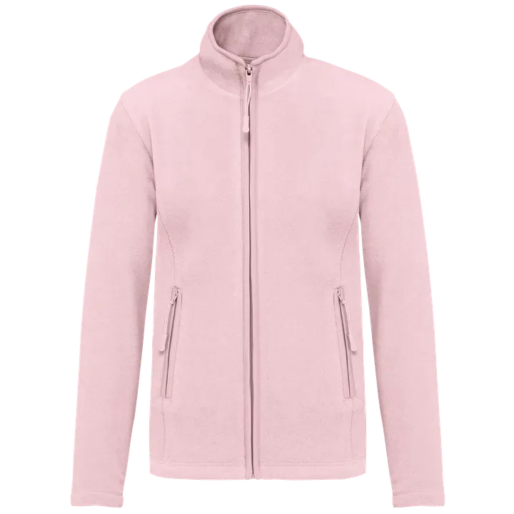 Veste micropolaire zippée femme Pale Pink