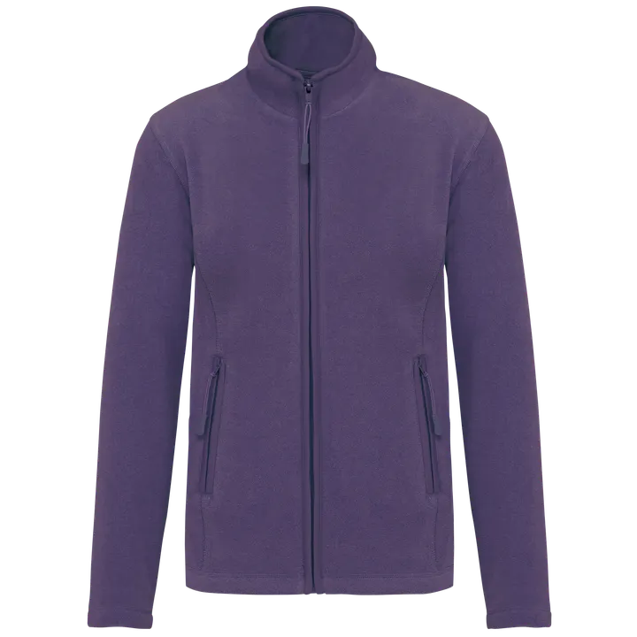 Veste micropolaire zippée femme Purple