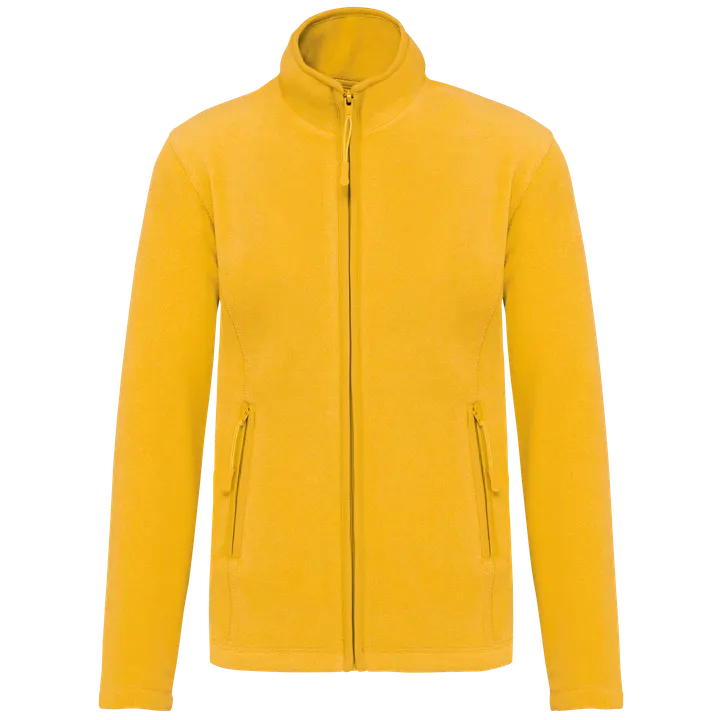 Veste micropolaire zippée femme Yellow