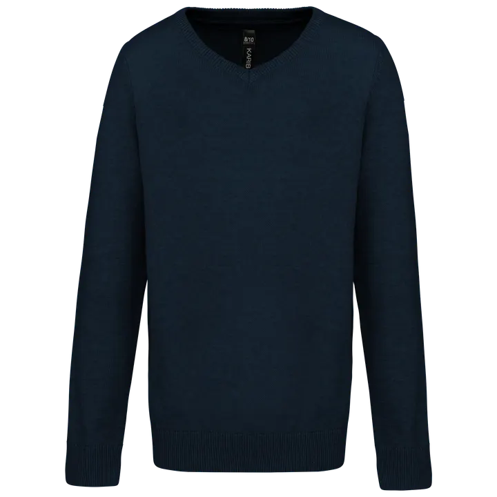 Pull col V enfant Navy