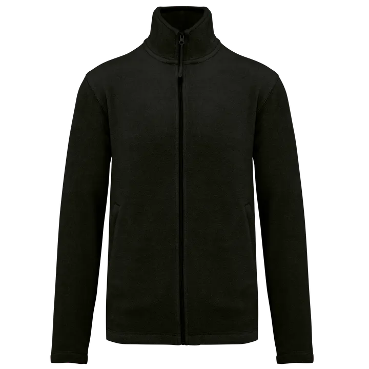 Veste micropolaire zippée homme Black