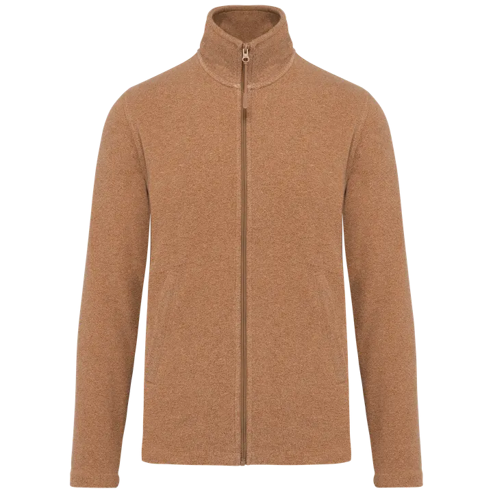 Veste micropolaire zippée homme Camel Heather