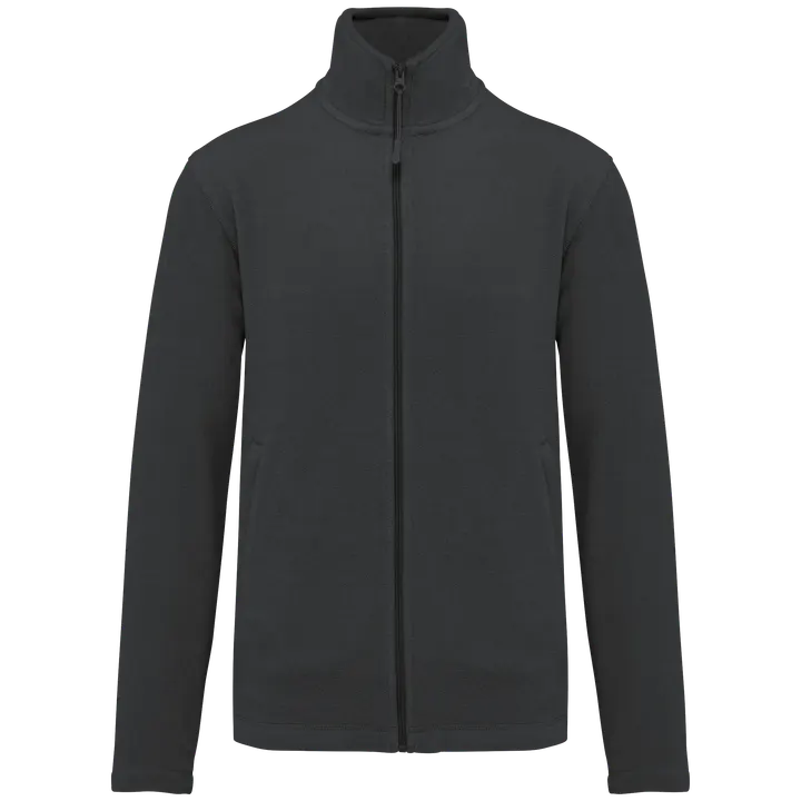 Veste micropolaire zippée homme Dark Grey