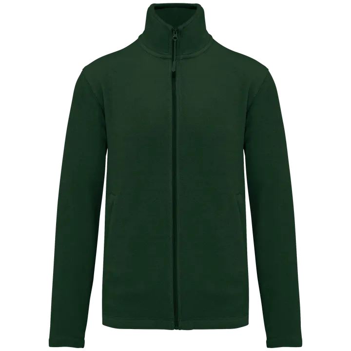 Veste micropolaire zippée homme Forest Green