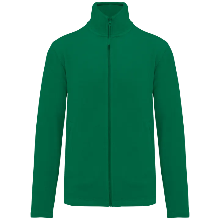 Veste micropolaire zippée homme Kelly Green