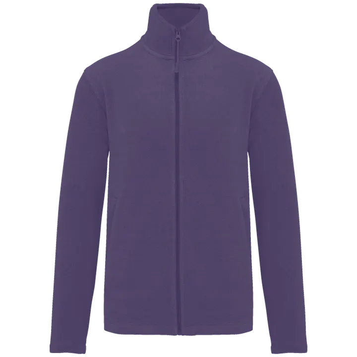 Veste micropolaire zippée homme Purple
