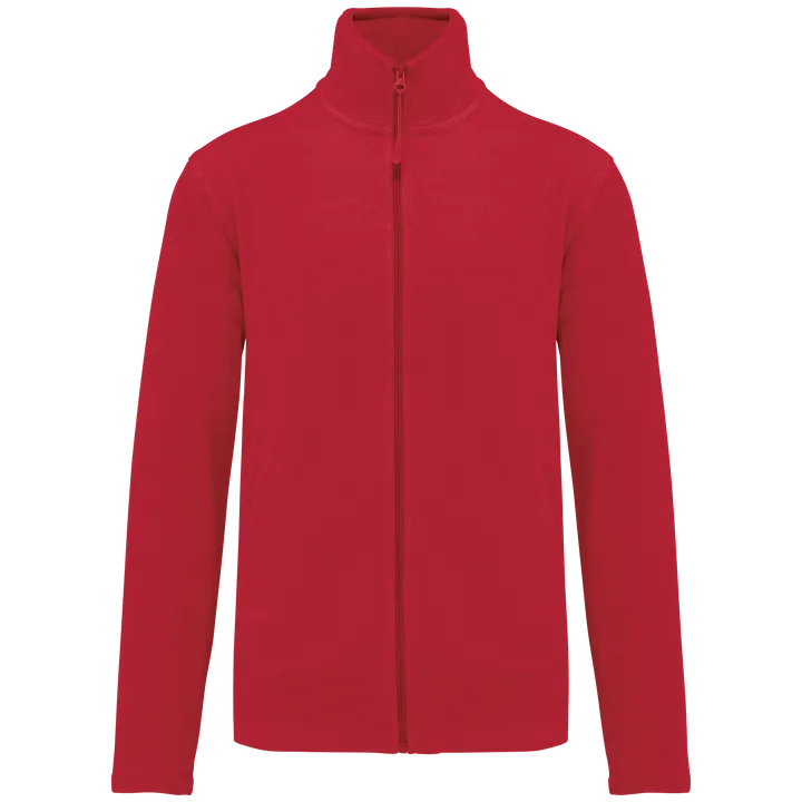 Veste micropolaire zippée homme Red