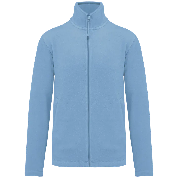 Veste micropolaire zippée homme Sky Blue