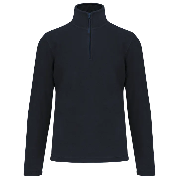Enzo > Micropolaire col zippé homme Navy