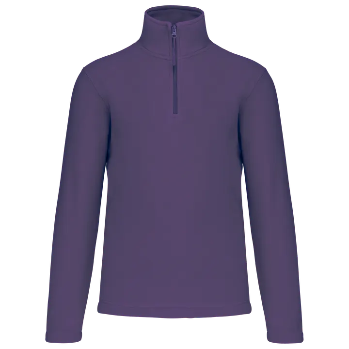 Enzo > Micropolaire col zippé homme Purple
