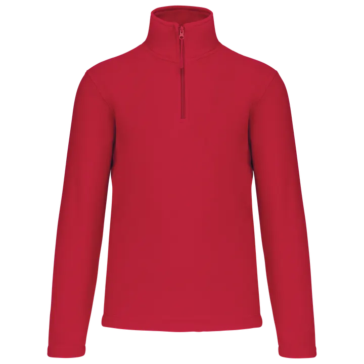 Enzo > Micropolaire col zippé homme Red