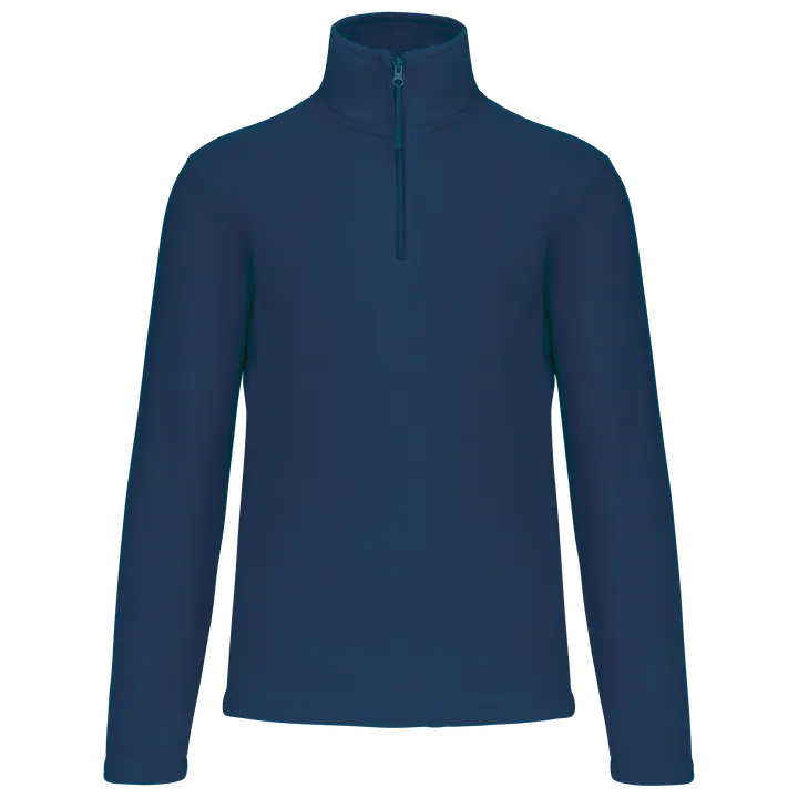 Enzo > Micropolaire col zippé homme True Indigo