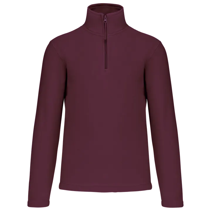 Enzo > Micropolaire col zippé homme Wine