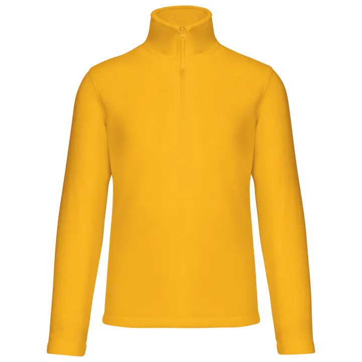 Enzo > Micropolaire col zippé homme Yellow