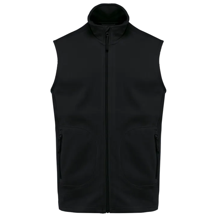 Umweltfreundlicher Unisex-Mikrofleece-Bodywärmer Black