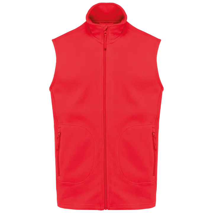 Umweltfreundlicher Unisex-Mikrofleece-Bodywärmer Red