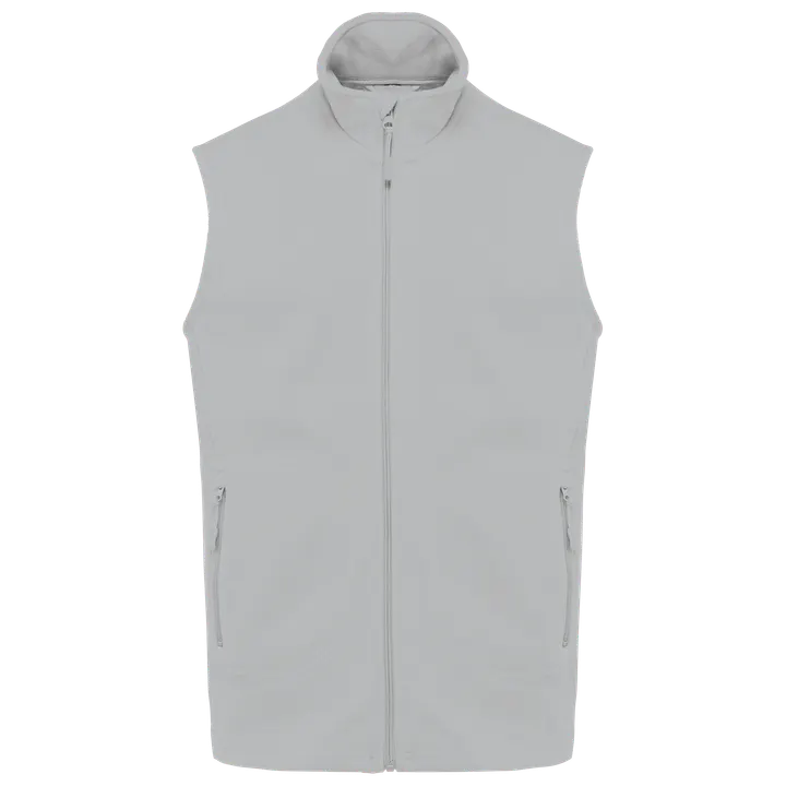 Umweltfreundlicher Unisex-Mikrofleece-Bodywärmer Snow Grey