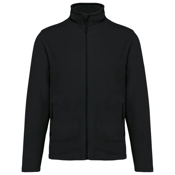 Umweltfreundliche Unisex-Fleecejacke Black