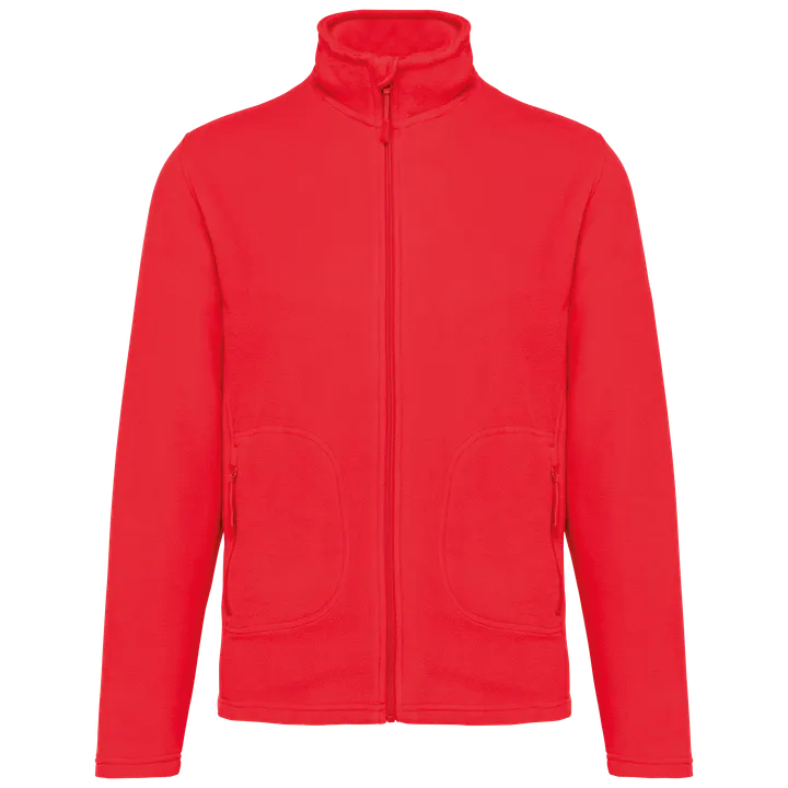 Umweltfreundliche Unisex-Fleecejacke Red