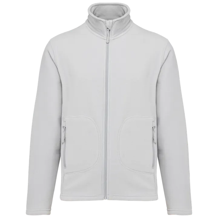 Umweltfreundliche Unisex-Fleecejacke Snow Grey