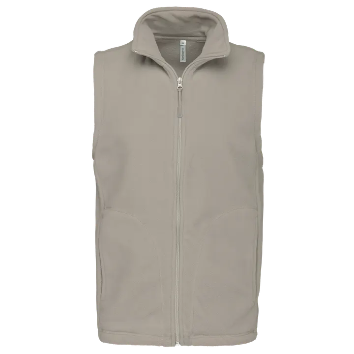 Mikrofleece-Bodywarmer für Herren Beige