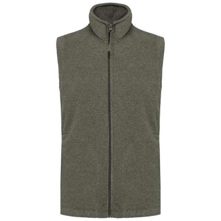 Mikrofleece-Bodywarmer für Herren Green Marble Heather