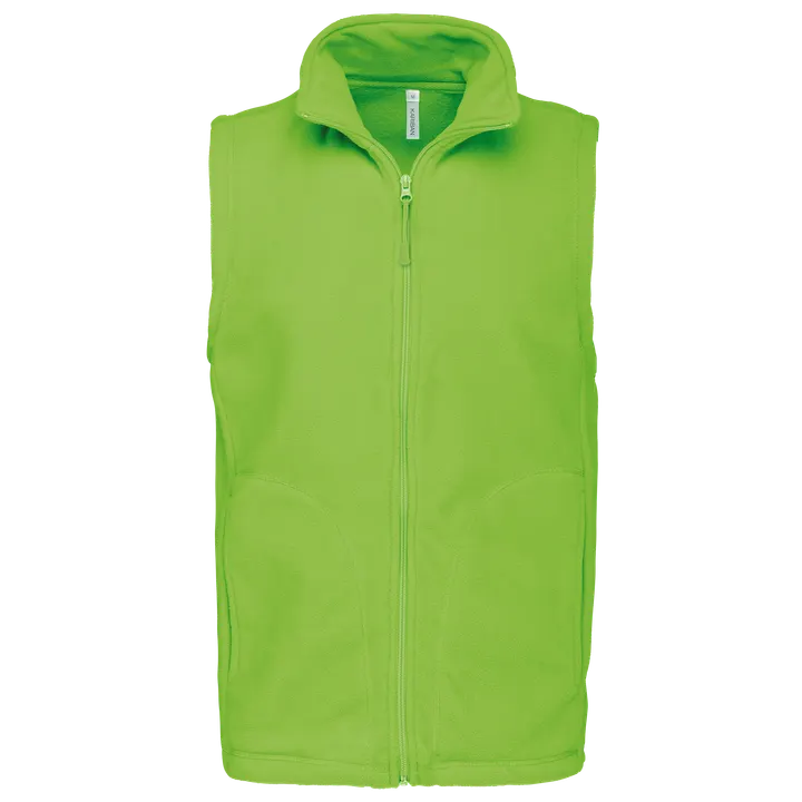 Mikrofleece-Bodywarmer für Herren Lime