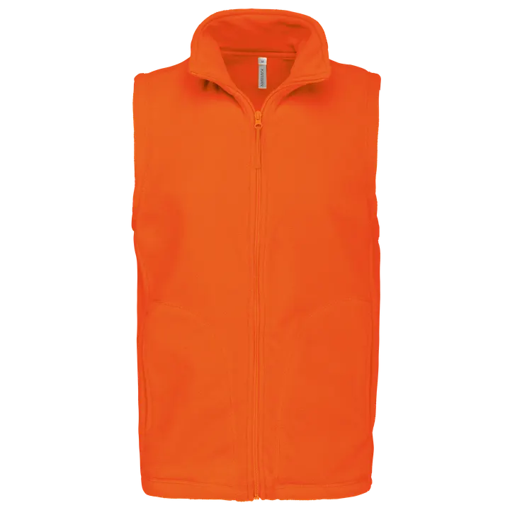 Mikrofleece-Bodywarmer für Herren Orange