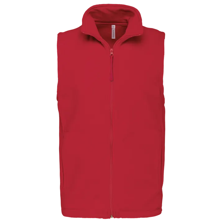 Mikrofleece-Bodywarmer für Herren Red