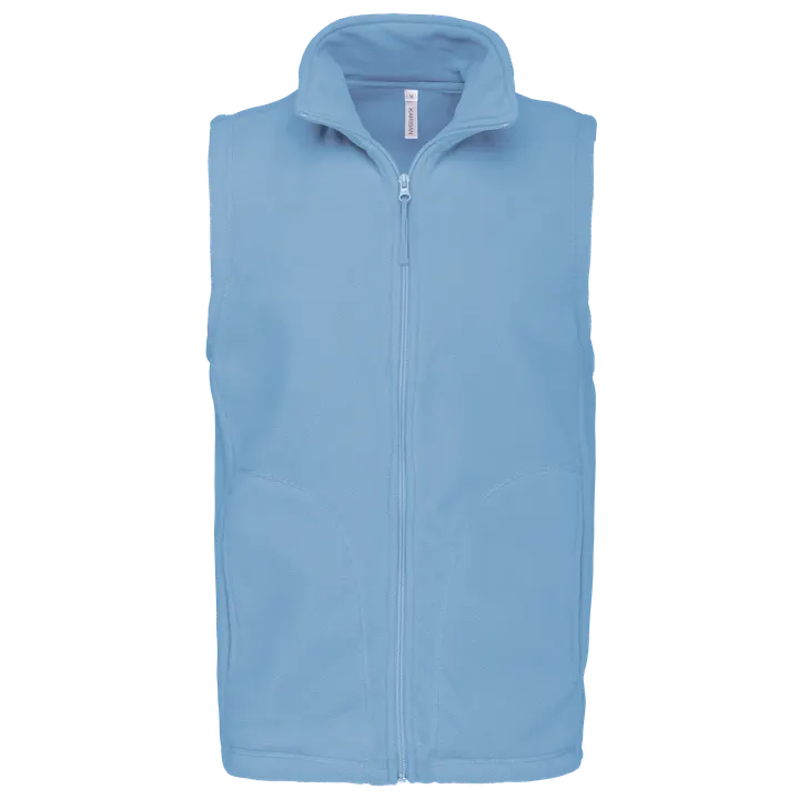 Mikrofleece-Bodywarmer für Herren Sky Blue