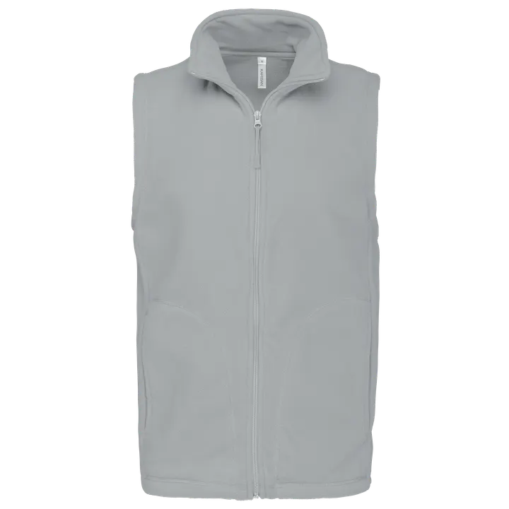 Mikrofleece-Bodywarmer für Herren Snow Grey