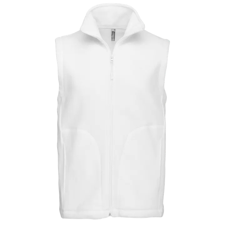 Mikrofleece-Bodywarmer für Herren White