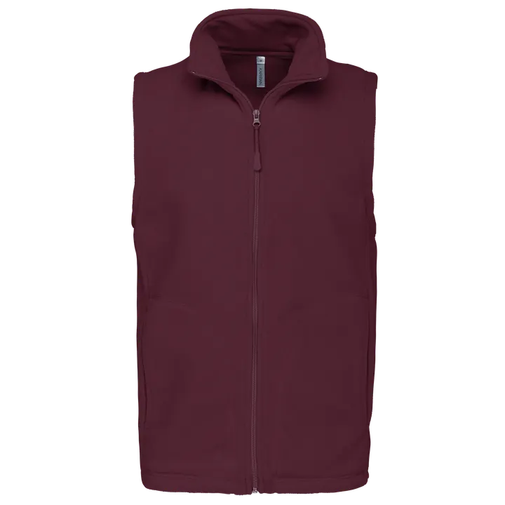 Mikrofleece-Bodywarmer für Herren Wine